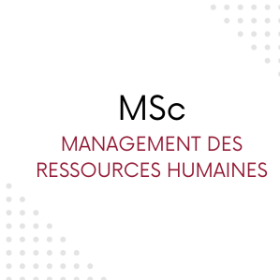 MSc Management des ressources humaines