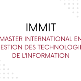 IMMIT Master international en gestion des technologies de l’information